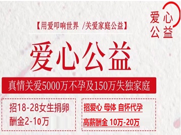 兴海捐卵助孕生子 爱心志愿者招募